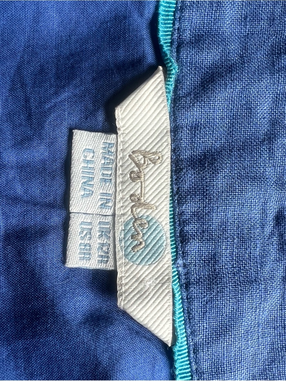 Boden 🇬🇧 Abigail 100% linen Blue Sleeveless Embroidered Dress - Picture 9 of 12